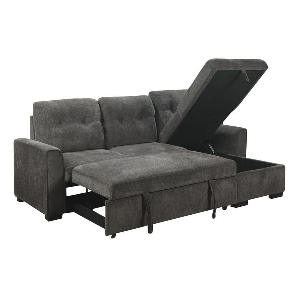 Dark Gray Reversible Sectional E995