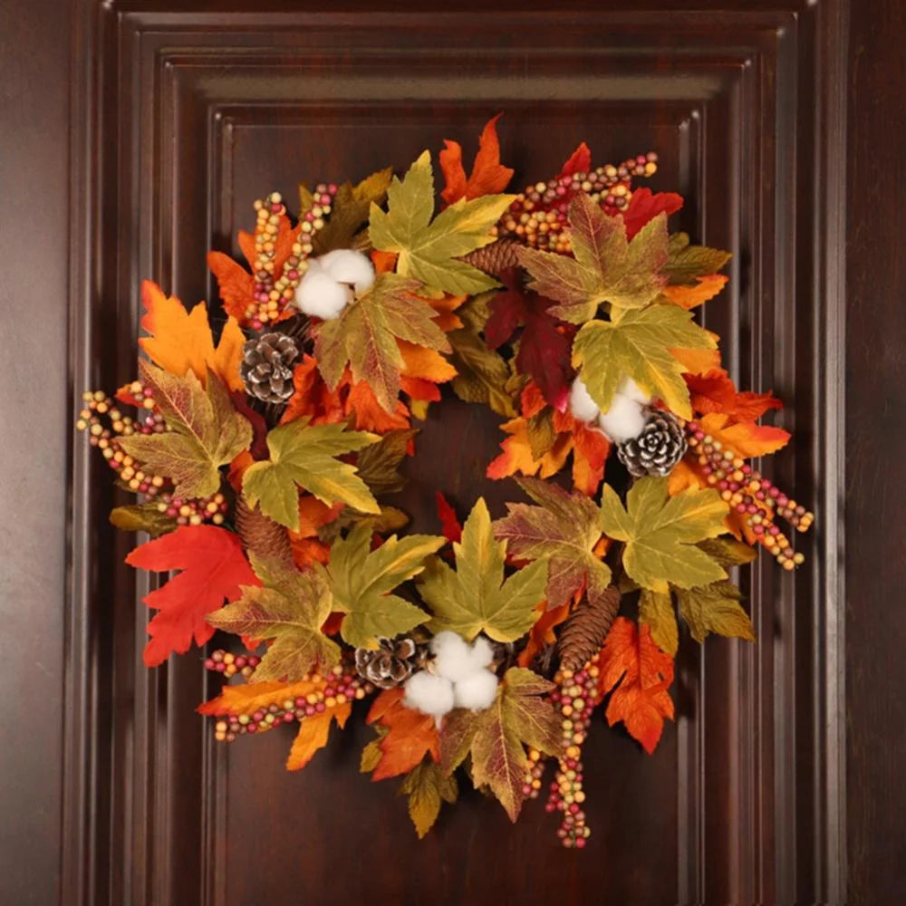 Cotton Berries Wreath L78674