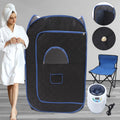 Portable Steam Sauna Tent with 2L Steamer, 99 Minute Timer, Remote Control, Chair, 135CM R566