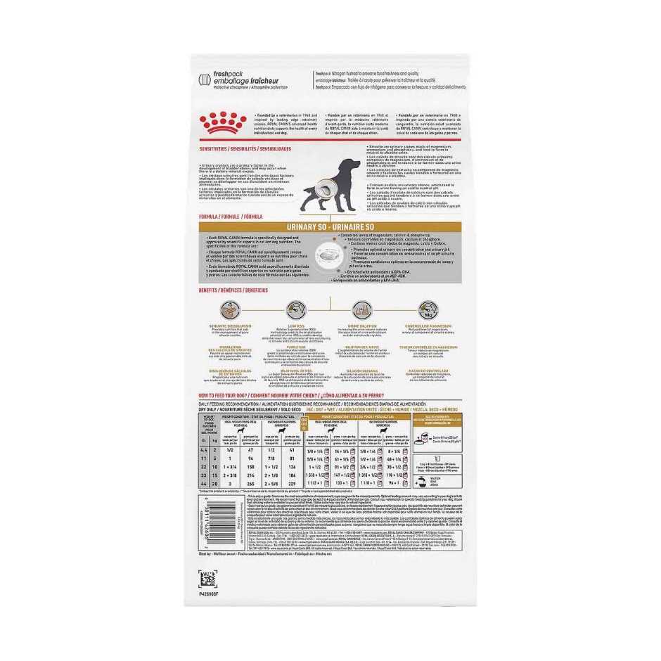 Veterinary Diet Canine Urinary So Dry Dog Food Y30593