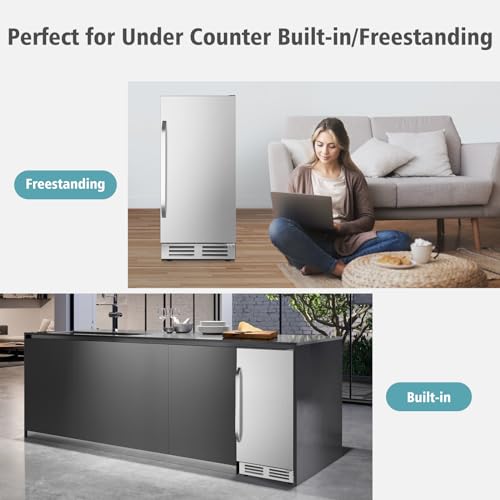 Black 3.2 Cu.Ft Beverage Refrigerator Cooler with Glass Door M29499