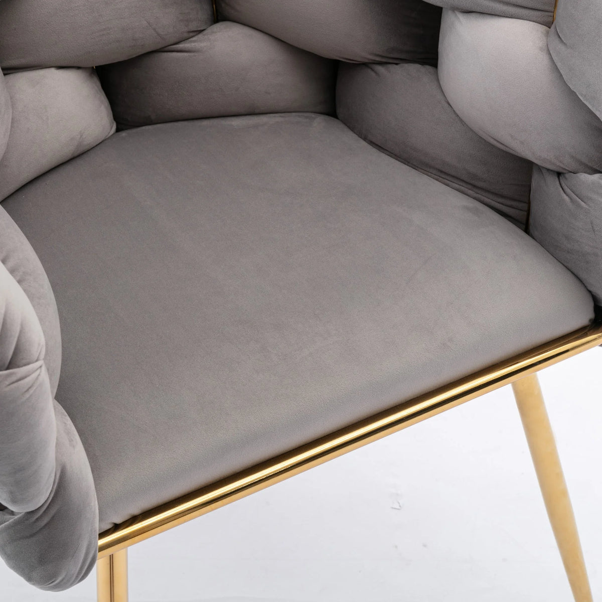 Gray Velvet Chair E816