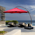 11 FT Curvy Aluminum Offset Cantilever Umbrella F89063