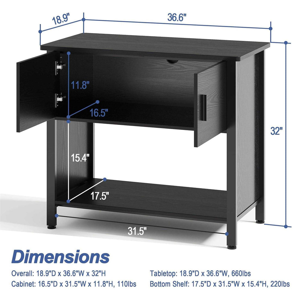40-50 Gallon Aquarium Stand with Cabinet J403716