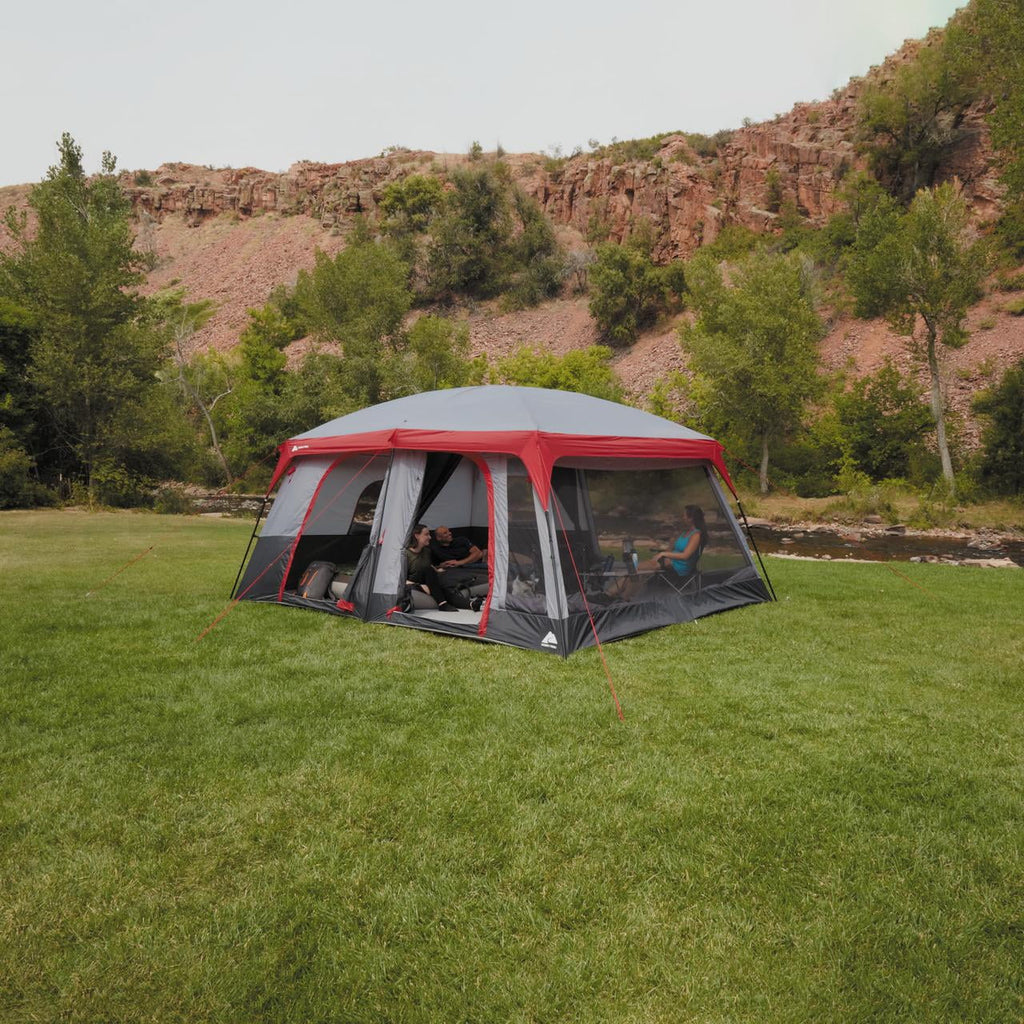 12-Person Cabin Tent with Convertible Screen Room T85119