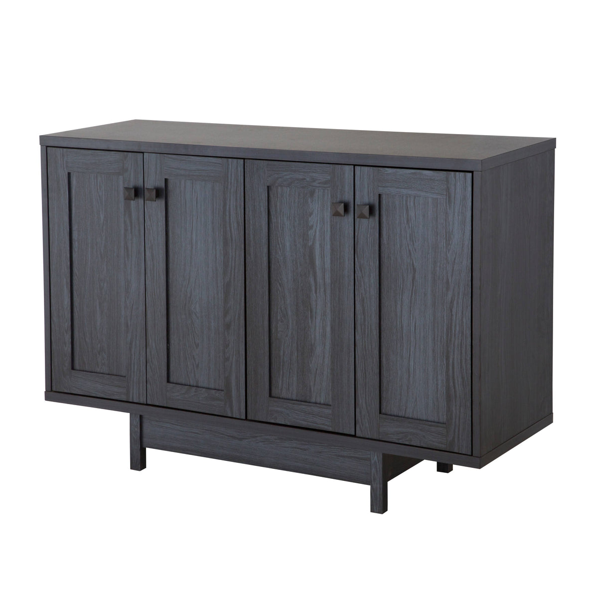 47x22W Distressed Grey Sideboard Storage Cabinet M7855