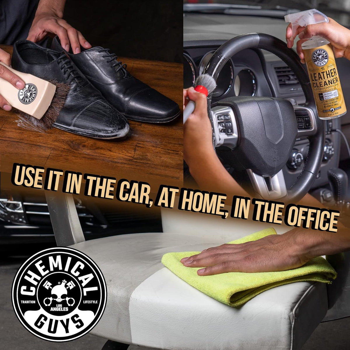 Leather Cleaner, 1 Gal Pack of 2 R13025
