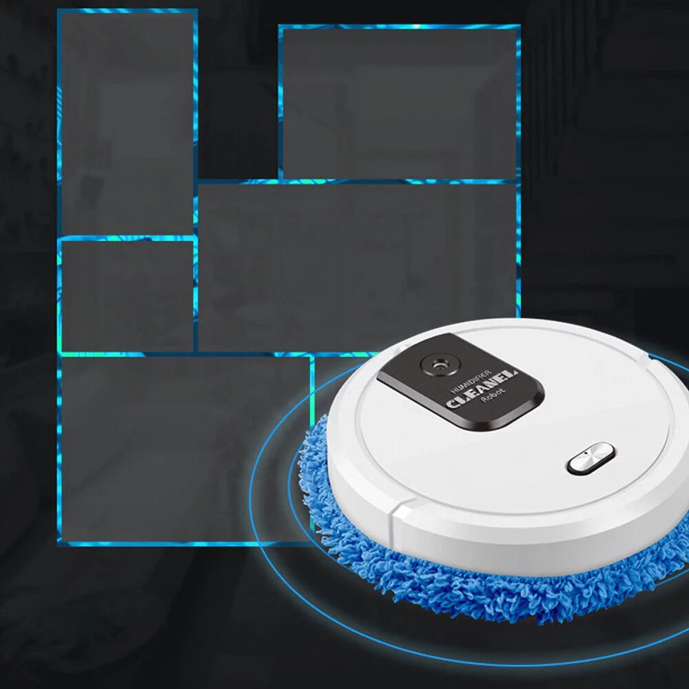Robot Cleaner Wet+Dry Smart Mopping Machine USB Charging S1197