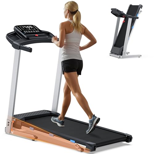 Folding Treadmill with Incline, 3.0 HP, 350 lbs Weight Capacity, 7.6 MPH I205696