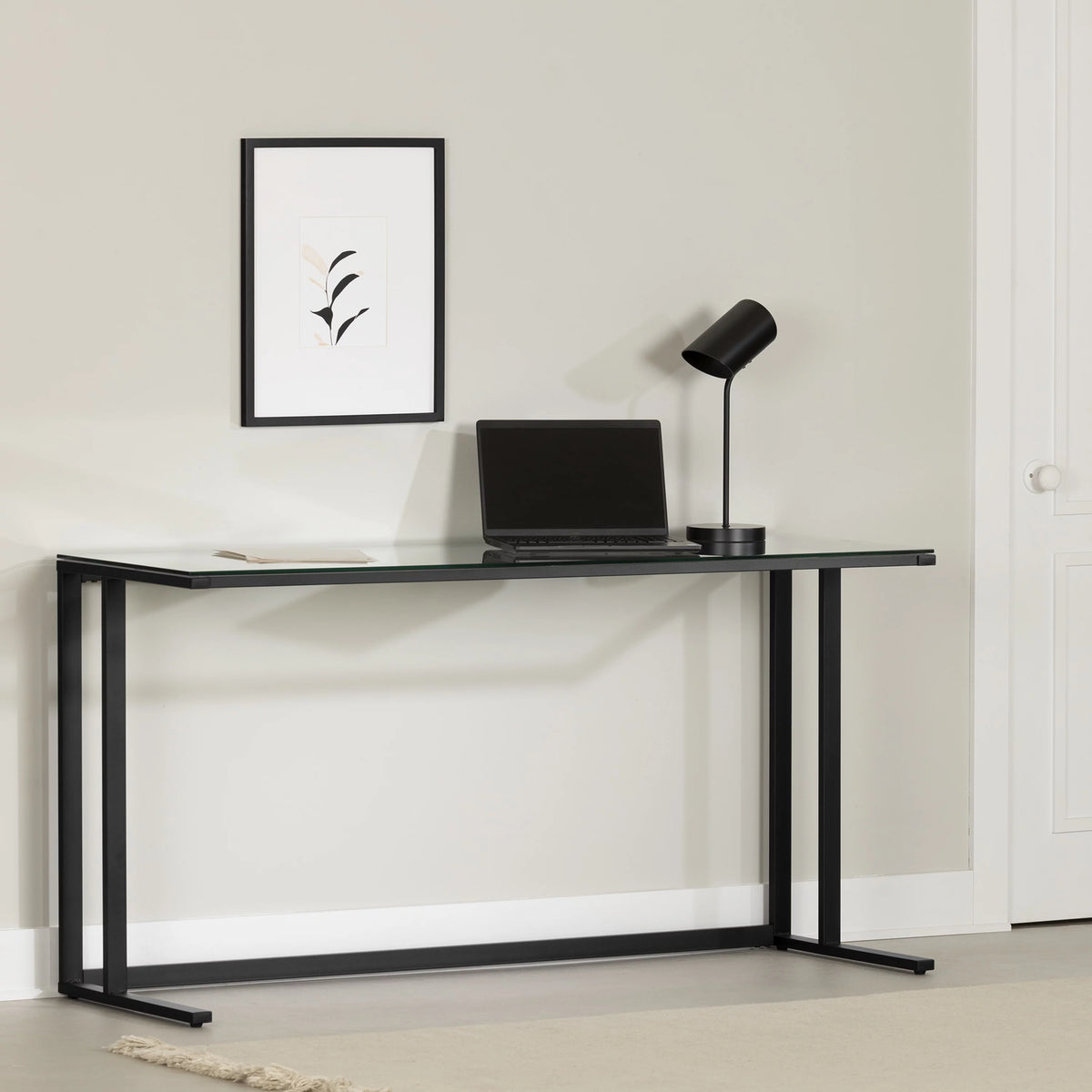 Black Computer Desk F1166