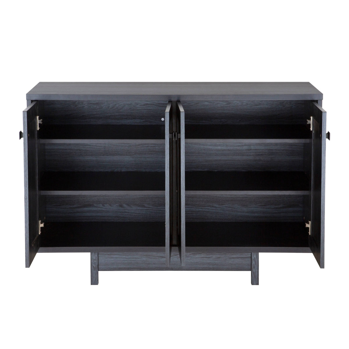 47x22W Distressed Grey Sideboard Storage Cabinet M7855