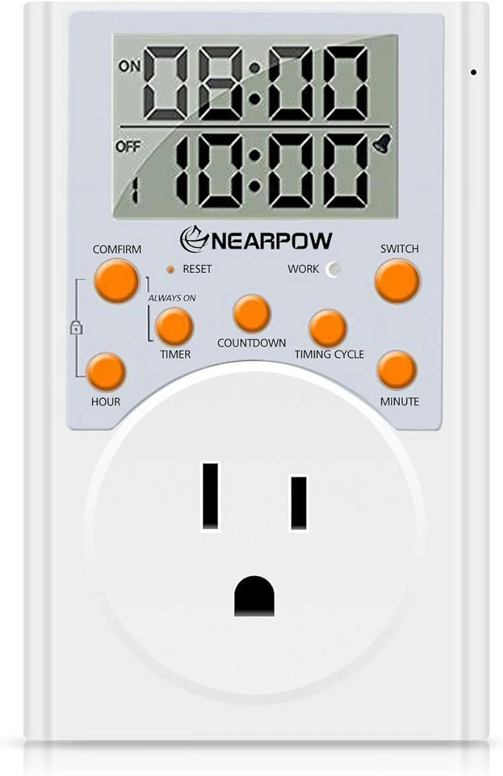 15A Programmable Digital Timer Outlet X282306