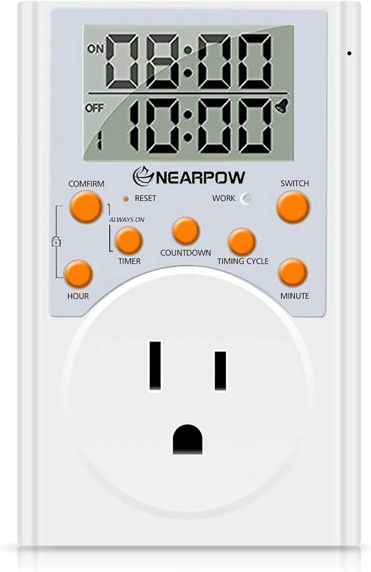 15A Programmable Digital Timer Outlet X282306