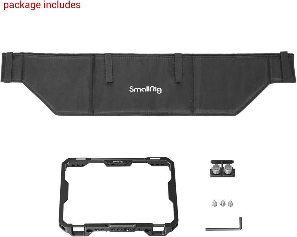 Cage with Sun Hood and HDMI Clamp for Blackmagic Design Video Assist 7 X45996