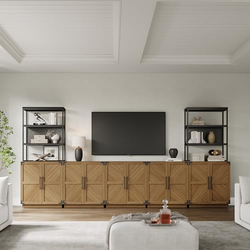 Sideboard Buffet Cabinet with Doors and Adjustable Shelves C75264