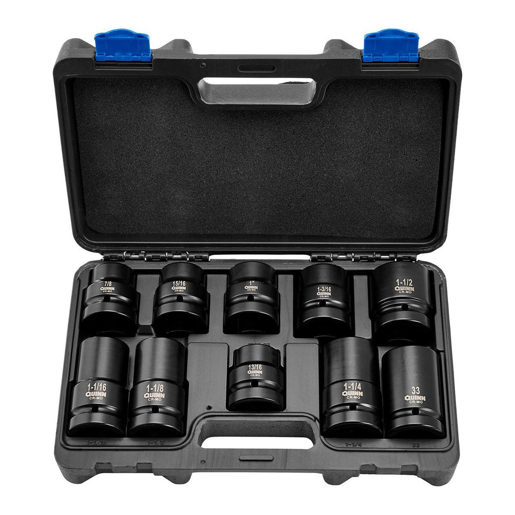 1 in. Drive SAE and Metric Impact Set, 10-Piece A361