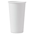20 oz White Poly Paper Hot Cups J111444
