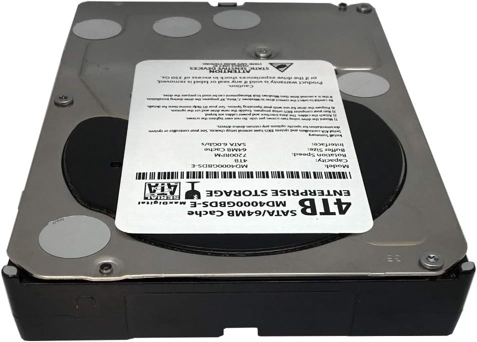 4TB 7200RPM 64MB Cache SATA III 3.5" Internal Hard Drive Pack of 2 E7438
