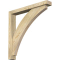 Thorton Block Rough Sawn Bracket with Offset Brace, Douglas Fir S8963