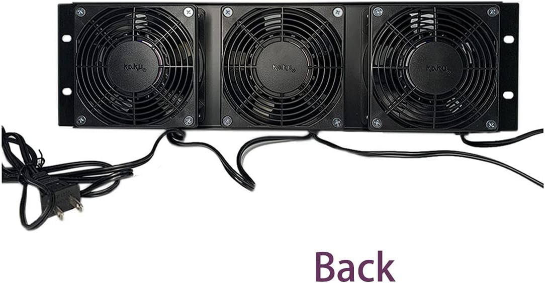 Rack Mount Fan Panel 3U, Pack of 2 E805