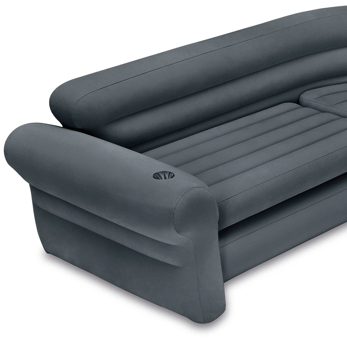 Inflatable Corner Sectional Sofa & Lounge Chair and Ottoman Set W363
