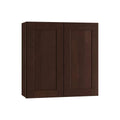 Stained Mangani Plywood Shaker Wall Kitchen Cabinet X137266