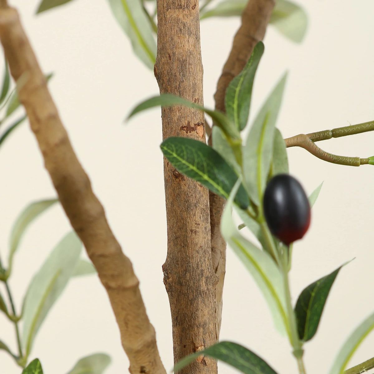6 ft Artificial Olive Plant with Fruits P9845