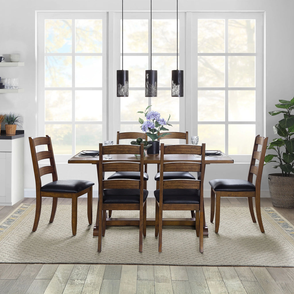 Dark Brown Modern Farmhouse Dining Table H944643