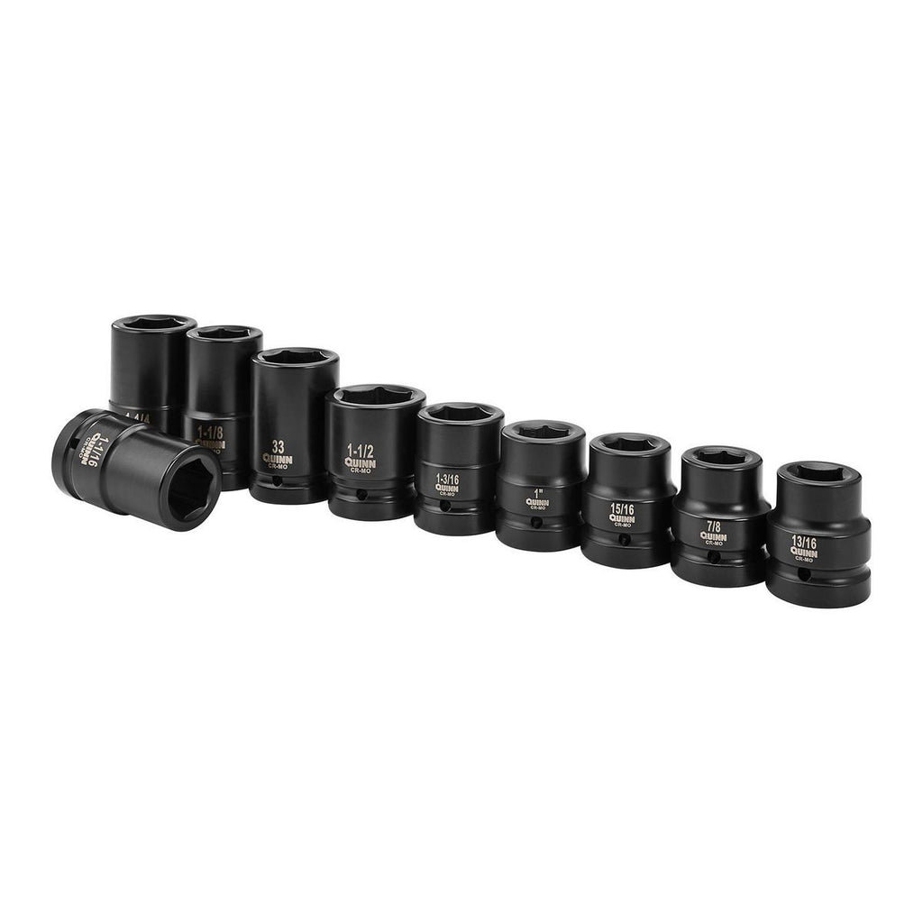 1 in. Drive SAE and Metric Impact Set, 10-Piece A361