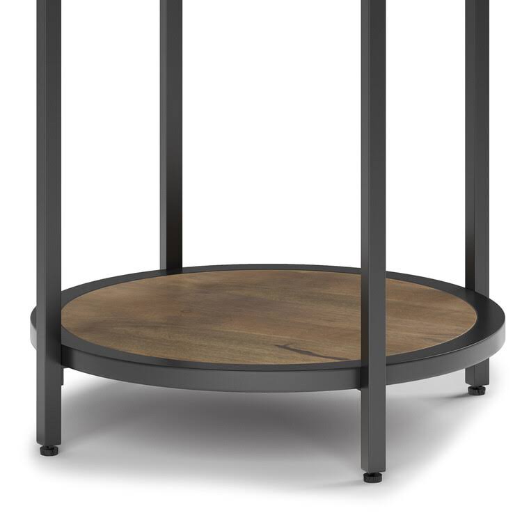 18x22 Metal Round Accent Side Table B95517