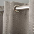 Natural Grommet Blackout Patio Panel with Attachable Wand H91943