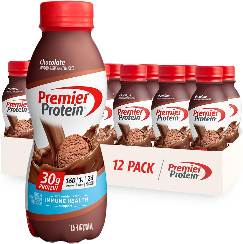 Caramel & Chocolate Flavors 30g Protein 1g Sugar 11.5 oz Bottle (12 Pack) H999