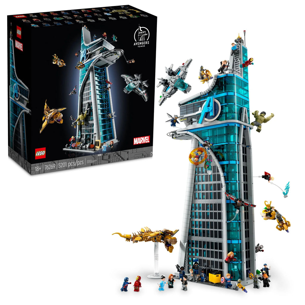 LEGO Marvel Avengers Tower Building Kit with 31 Figures A199