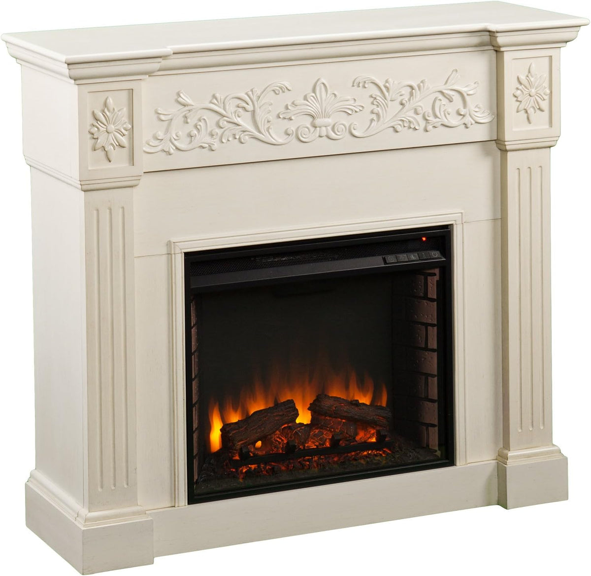 Ivory Electric Fireplace M42277