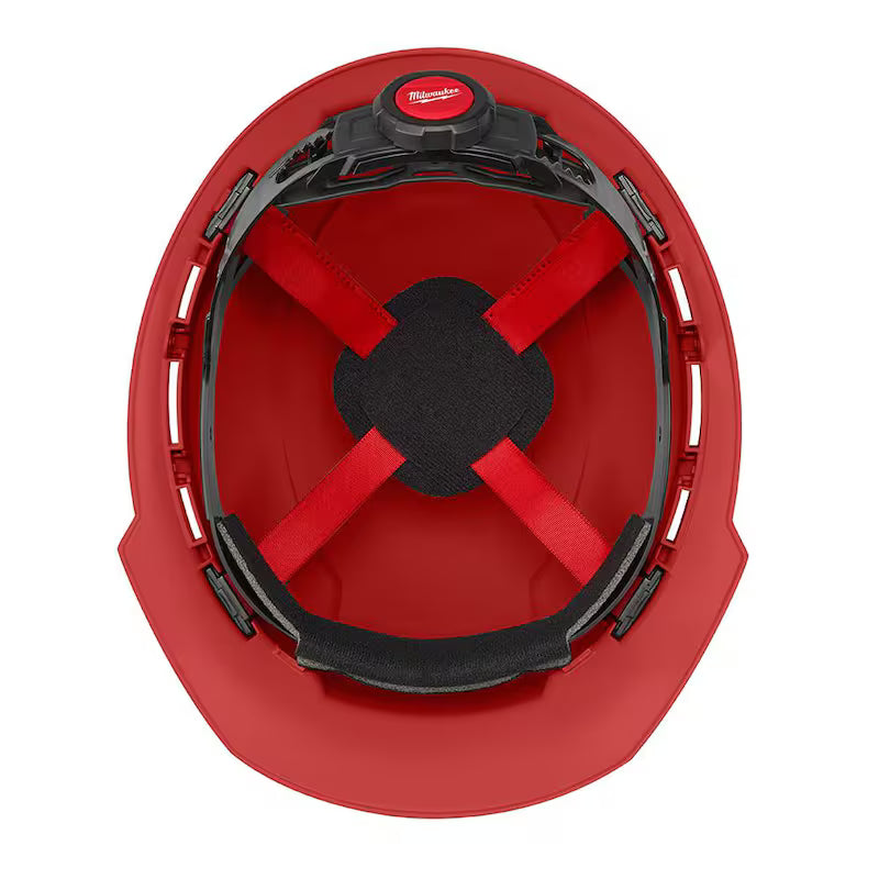 Red Type 1 Class E Front Brim Non-Vented Hard Hat 5-Pack O99546