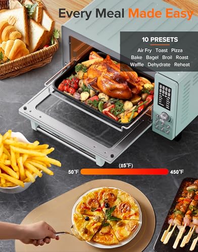 21QT Toaster Oven Air Fryer Combo Convection Oven Countertop Stainless Steel G1709