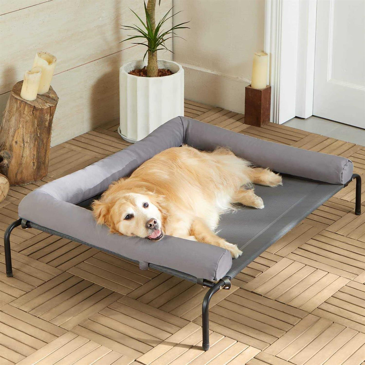 Large Elevated Cooling Dog Bed G959054