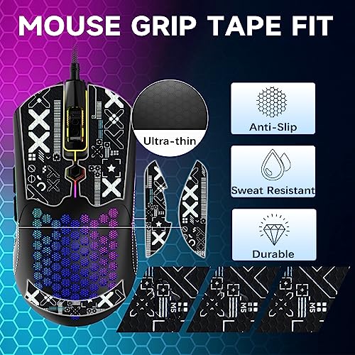 Green 65G Honeycomb Shell Wired Gaming Mouse B6397