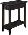 Black Flip Top End Table C1317