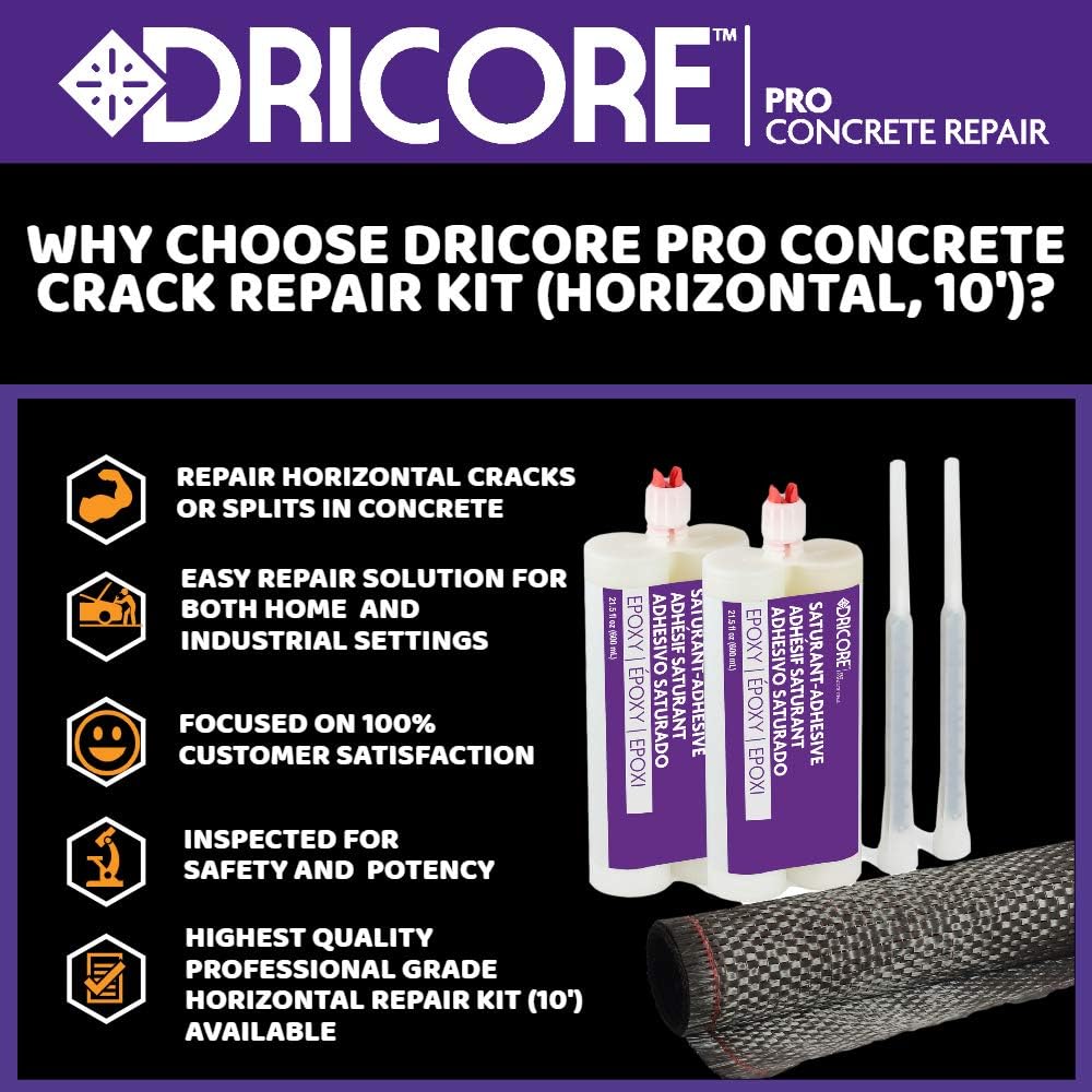 Concrete Crack Repair Kit with Carbon Fiber M426