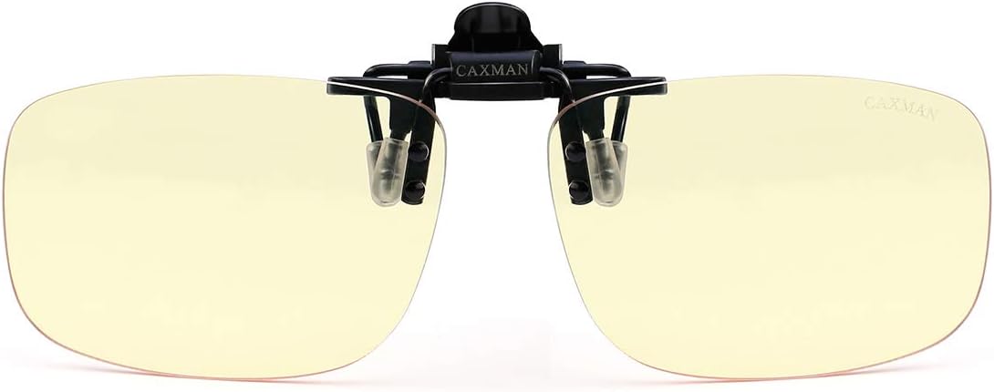 Blue Light Blocking Clip on Glasses Oversized Large Size Flip Up F63039