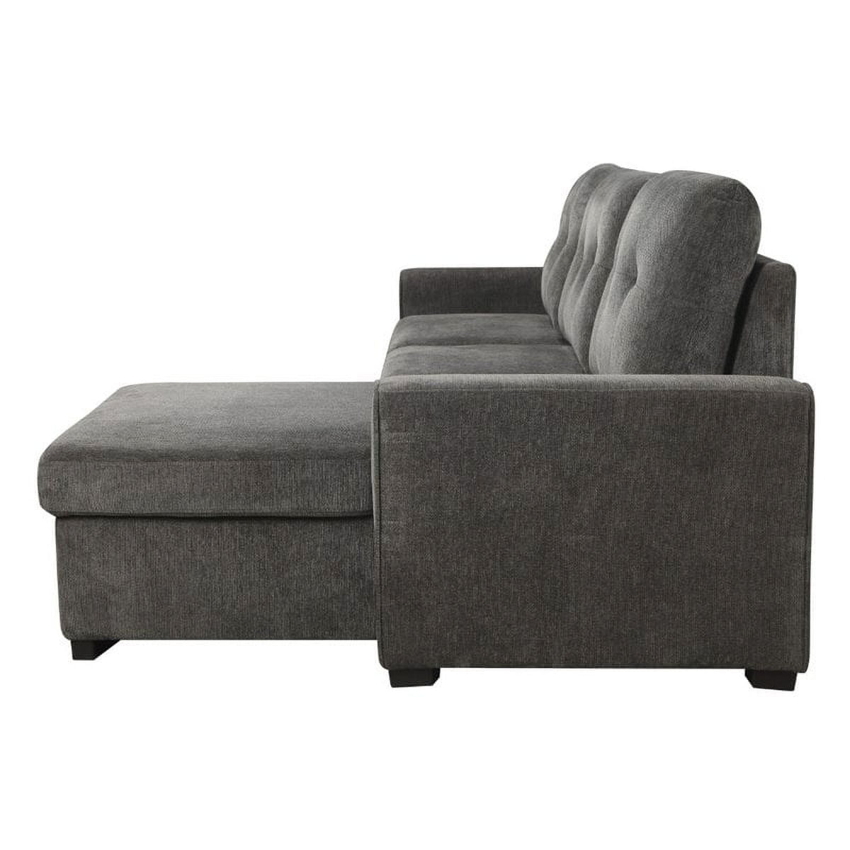 Dark Gray Reversible Sectional E995