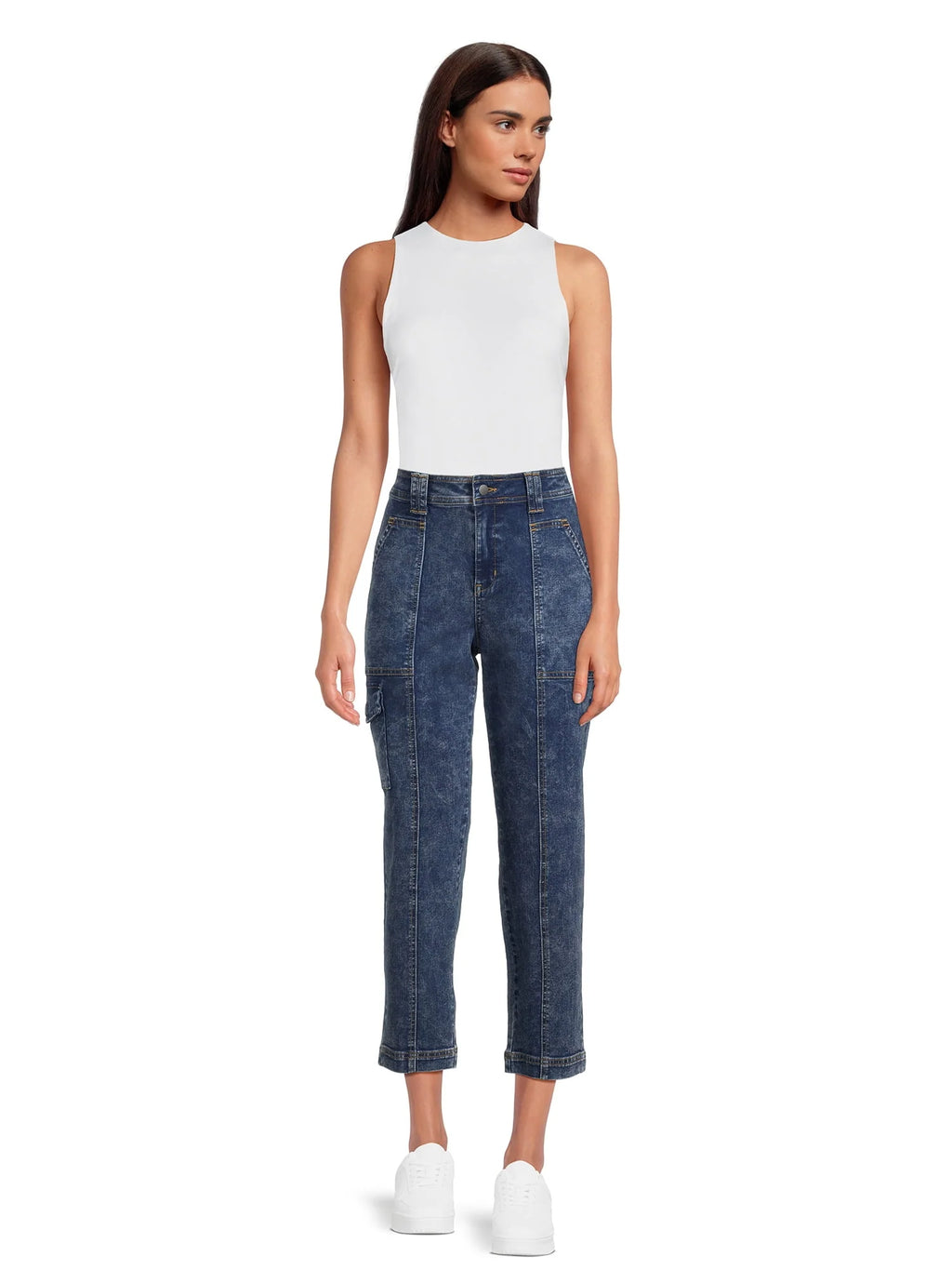 Mid Rise Straight Utility Pants 27 Inseam S999