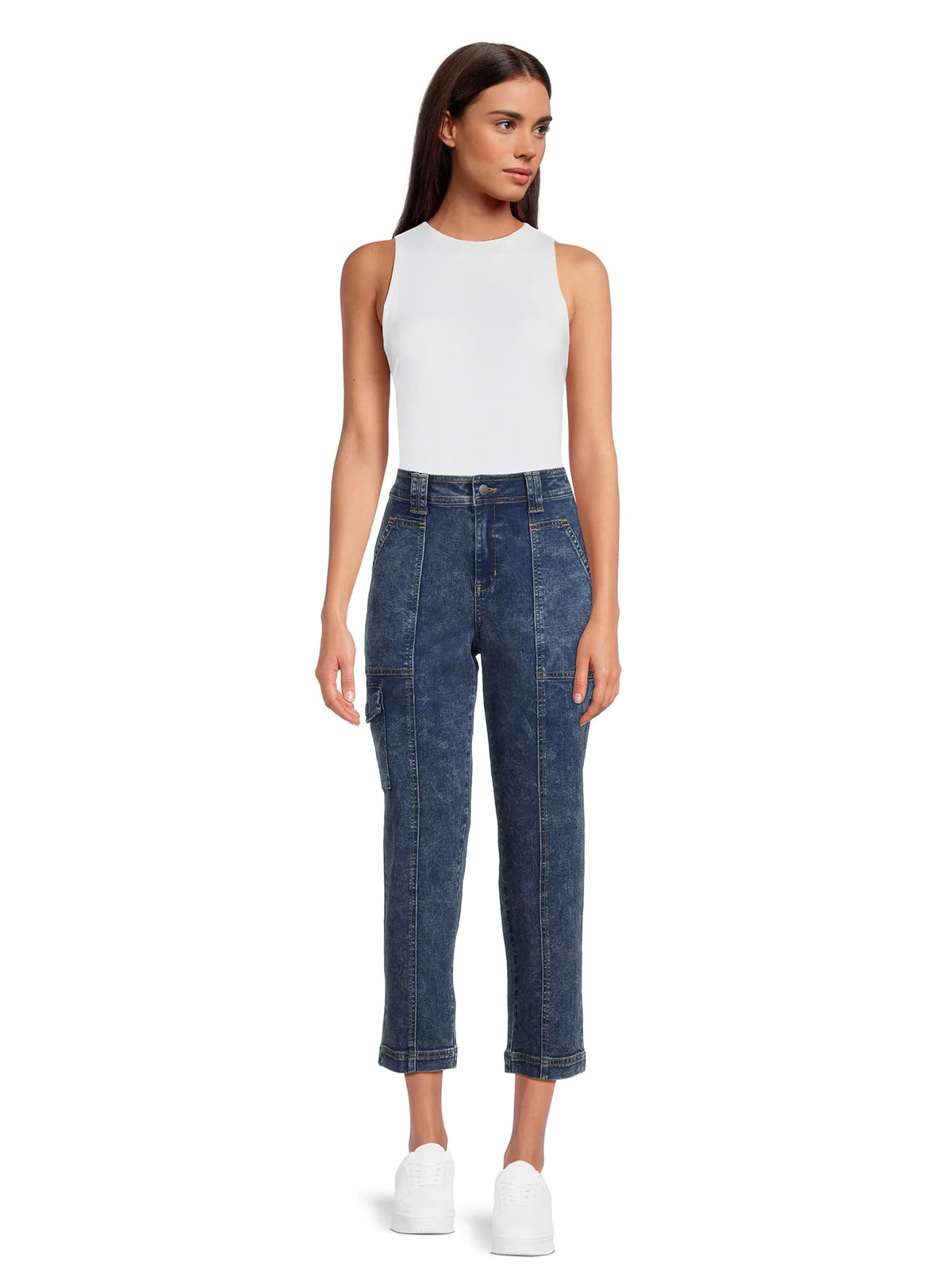 Mid Rise Straight Utility Pants 27 Inseam S999