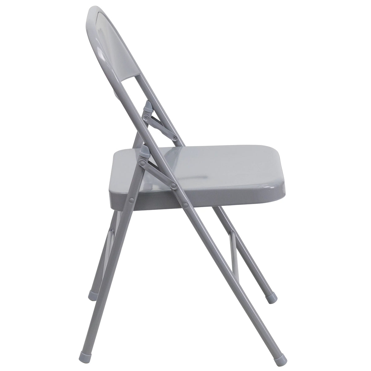 Gray Metal Folding Chair U820