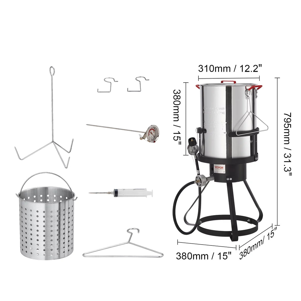 30 Qt Aluminum Propane Turkey Fryer Kit Z5761