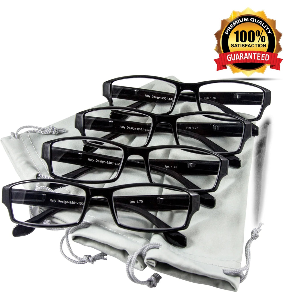 4 Pack Reading Glasses +4.00 P2981