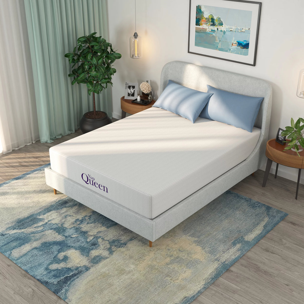 Twin 8" Charcoal Memory Foam Mattress Z99974