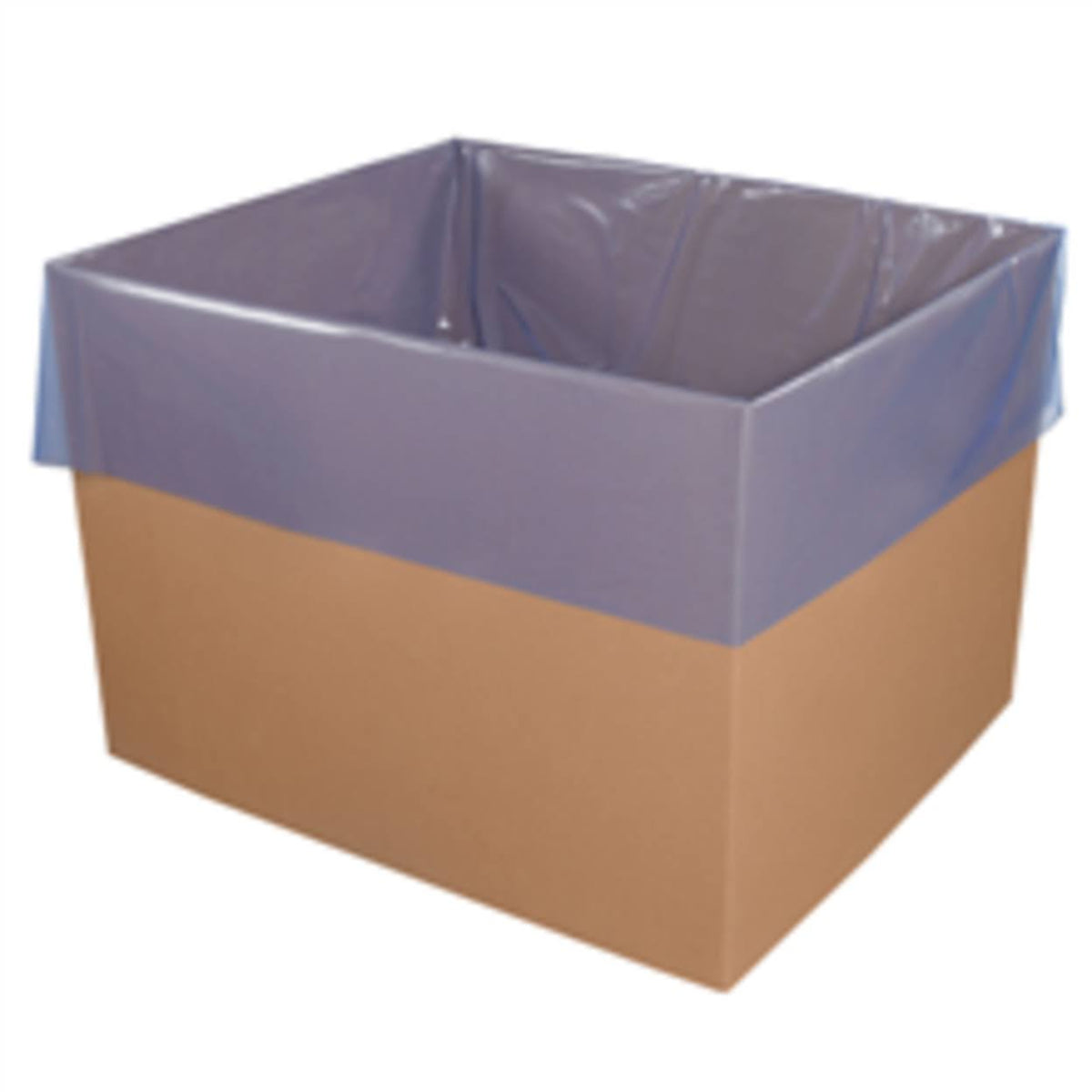 VCI Gusseted Poly Bag 4 Mil Blue 100/Case Q1688