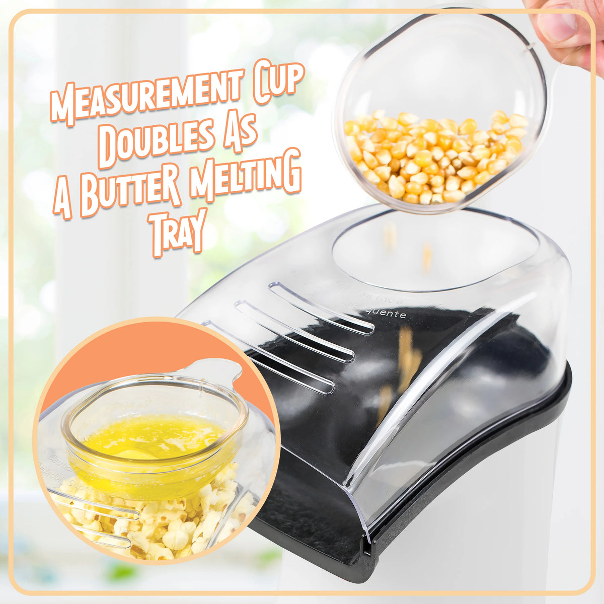 White Popcorn Maker W2023